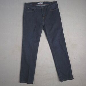 Tommy Hilfiger Denim Men Slim Fit Dark Wash Jeans Size 33x30